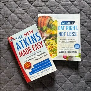 Atkins Diet Book Cookbook Set